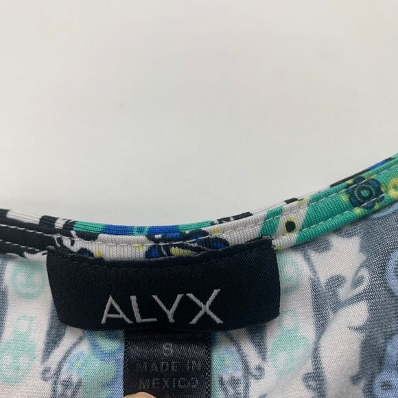 Alyx Women's Sleeveless Boho Print Top Size S Polyester/Spandex Blend Multicolor - Picture 2 of 7